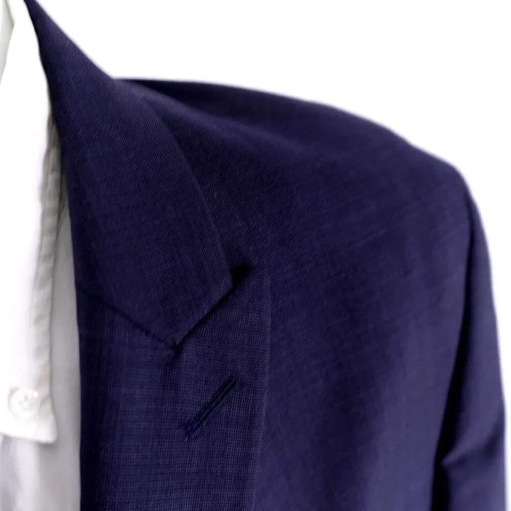 Tommy Hilfiger Wool Polka Dot Peak Lapel‎ 2 Button Suit Jacket 42R Or Slim 44R